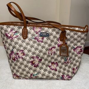 Ralph Lauren floral purse
